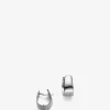 Wide Hoop Ear, Silver