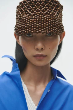 Wooden Beads Cap