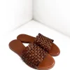 Zig Zag Sandal, Tan